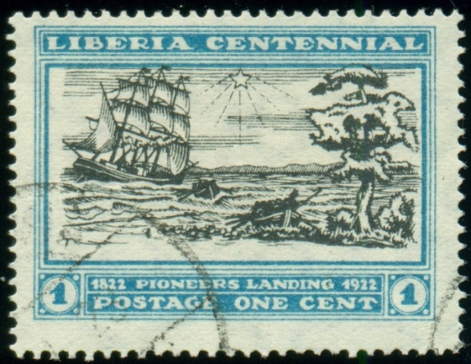LIBÉRIE. zakotvená loď nemůže mít napnuté plachty (1)