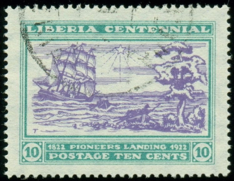 LIBÉRIE. zakotvená loď nemůže mít napnuté plachty (10)