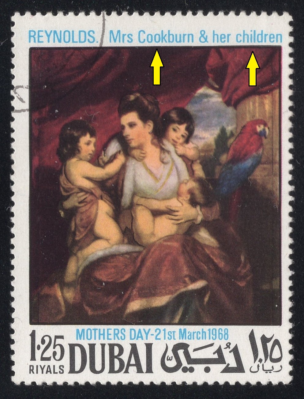 DUBAI. chybný název obrazu. správný název je 'Lady Cockburn and her three eldest Sons'