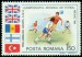 RUMUNSKO. dvakrát chybně vlajka Velké Británie ke kvalifikaci na MS 1986 ve fotbale (3)